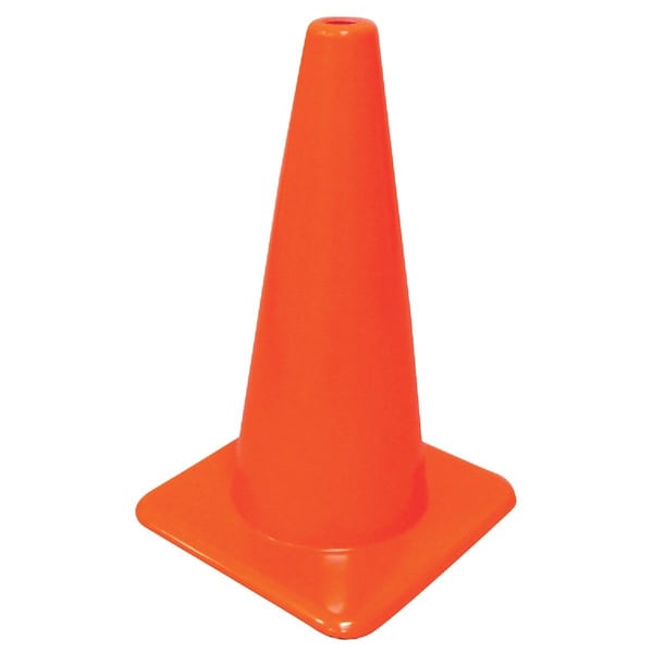 Professional 18 In. H. Hi-Vis Orange Safety Cone